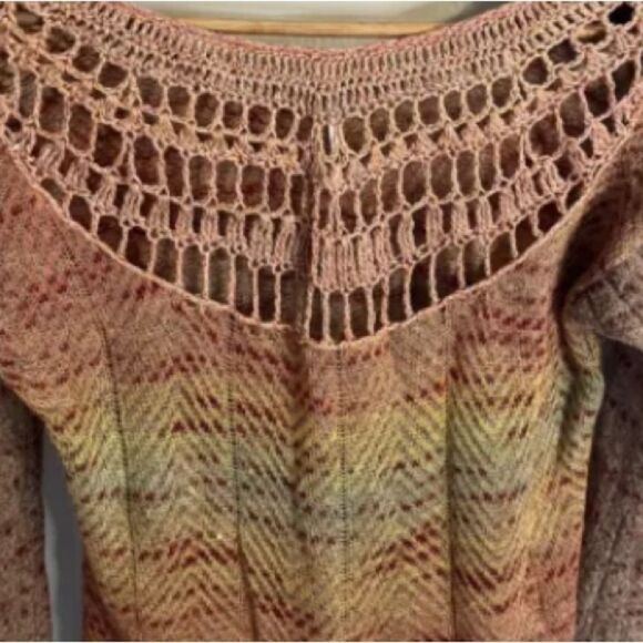 Free People Multicolor Crew Neck Sweater - Picture 2 of 10